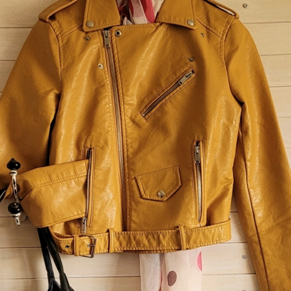 Haute, Faux Leather Jacket